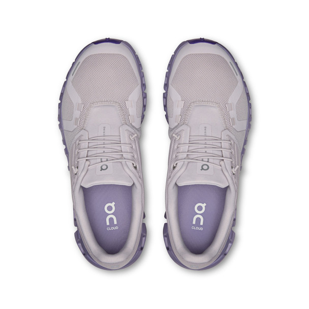 ON FOOTWEAR Women's Cloud 6 Ether/Tyrian Running Shoes