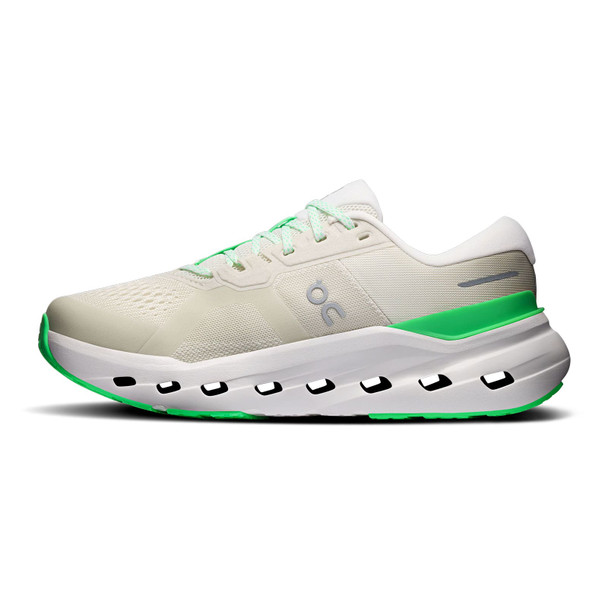 ON FOOTWEAR Women's Cloudrunner 3 Wide Ghost/Verdite Running Shoes