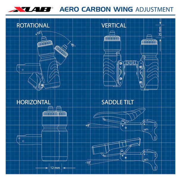XLAB Aero Carbon Wing Gen 2 Redesigned Carrier (3205)