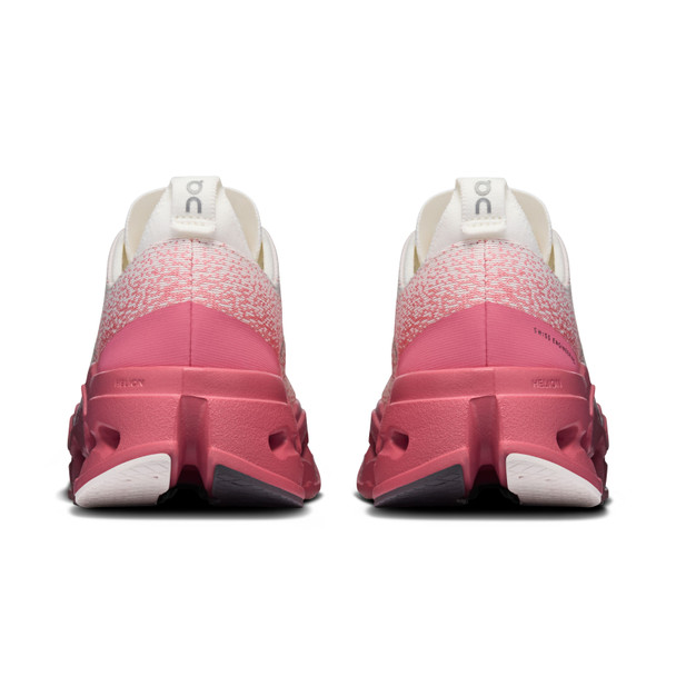ON FOOTWEAR Women's Cloudsurfer Max White/Camellia Running Shoes