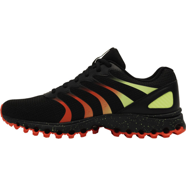 K-SWISS Men's Tubes 200 Black/Sharp Green/Mandarin Red Shoes