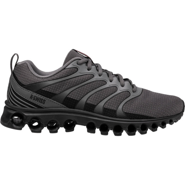 K-SWISS Men's Tubes 220 Smoked Pearl/Black/Mars Red Shoes