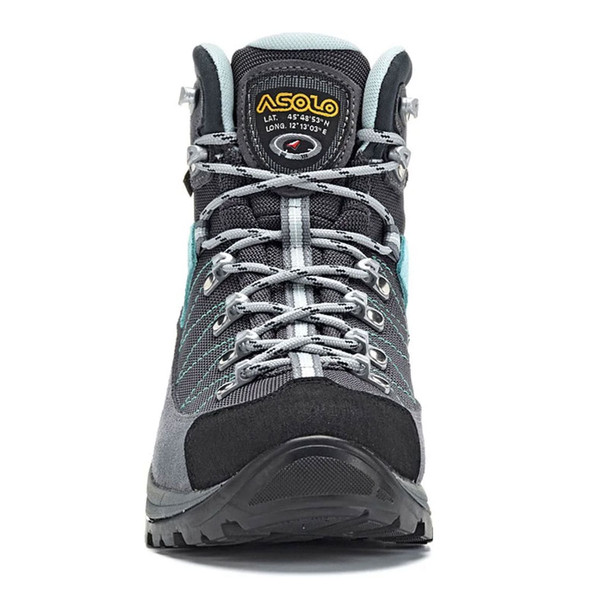 ASOLO Women's Finder GV ML Grey/Gunmetal/Pool Side Hiking Boots