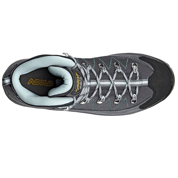 ASOLO Women's Finder GV ML Grey/Gunmetal/Pool Side Hiking Boots