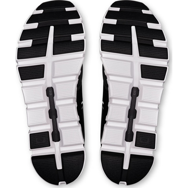 ON FOOTWEAR Men's Cloud 6 White/Black Shoes