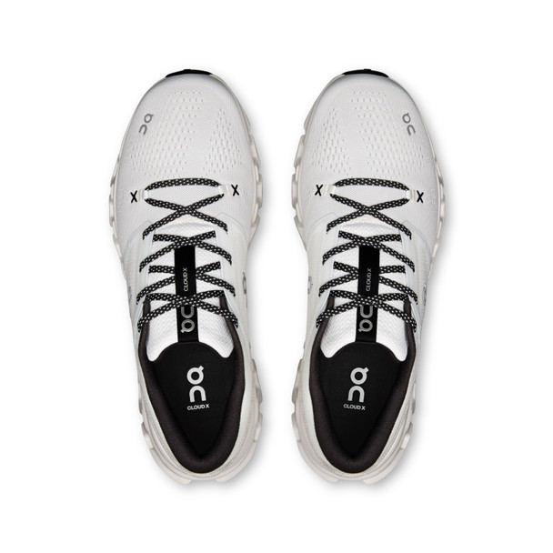 ON FOOTWEAR Men's Cloud X 5 White/Black Running Shoes