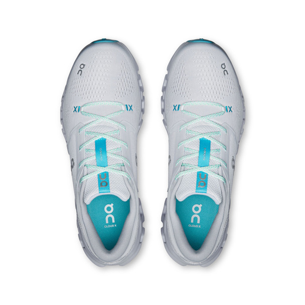 ON FOOTWEAR Men's Cloud X 5 Frost/Alloy Running Shoes