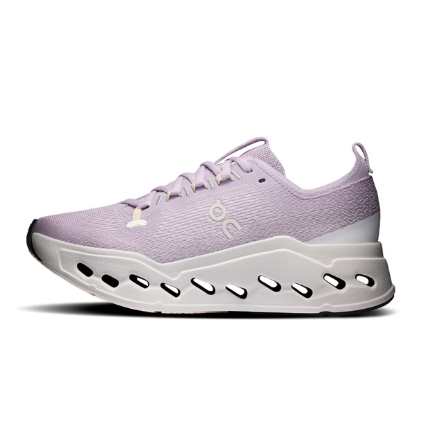 ON FOOTWEAR Women's Cloudsurfer Max Foxglove/Ivory Running Shoes