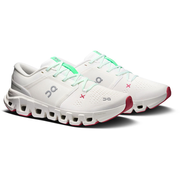 ON FOOTWEAR Women's Cloud X 5 Ivory/Ice Running Shoes