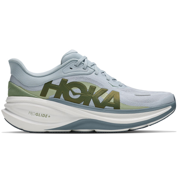 HOKA Men's Clifton PRO Glimmers Mineral Blue/Sprouted Green Running Shoes