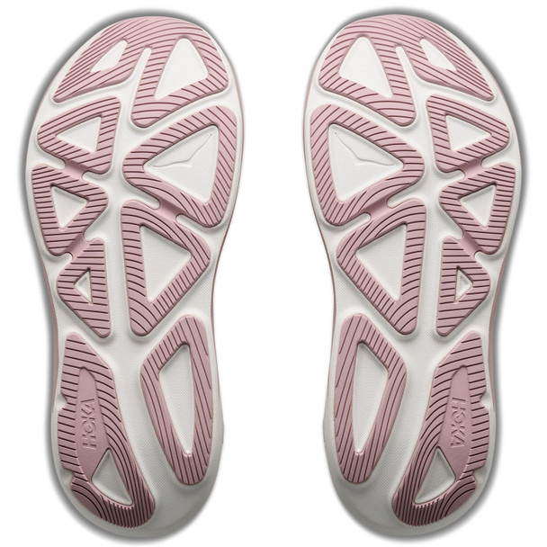 HOKA Women's Clifton PRO Glimmers Alabaster/Pink Opal Running Shoes