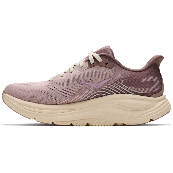 HOKA Women's Clifton 11 Glimmers Wide Pink Opal/Quartzite Running Shoes