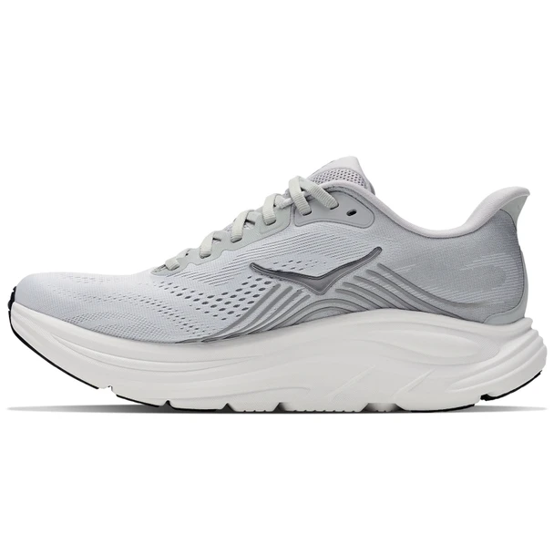 HOKA Women's Clifton 11 Wide Stardust/Silver Running Shoes