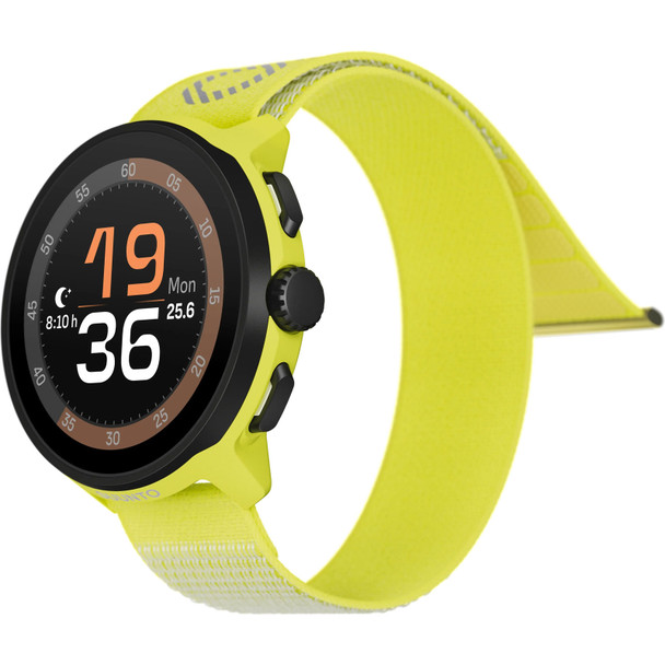 SUUNTO Run Lime Textile Strap GPS Sports Watch (SS051111000)