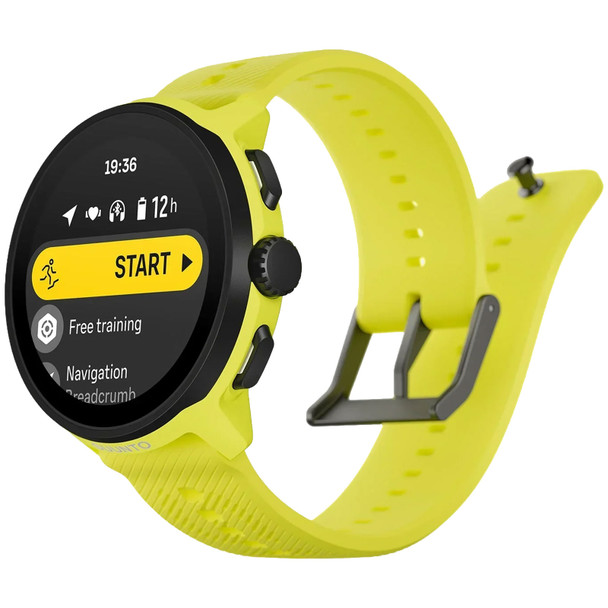 SUUNTO Run Lime Silicone Strap GPS Sports Watch (SS051274000)