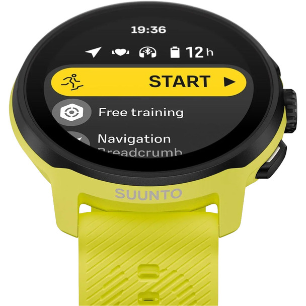 SUUNTO Run Lime Silicone Strap GPS Sports Watch (SS051274000)
