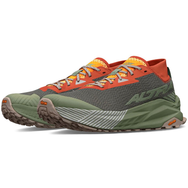 ALTRA Men's Olympus 275 Gray/Orange Running Shoes