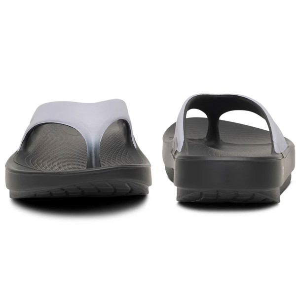 OOFOS Women's OOriginal Limited Edition Sport Black/Lavender Thong Sandal