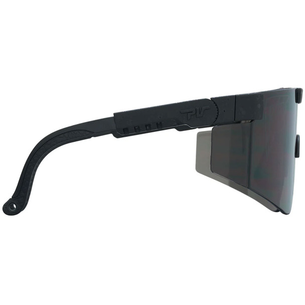 PIT VIPER The Original 2.0 Blacking Out HDPV Polarized Mirror Sunglasses (E-NR-BLCKOUT-HCP-FS)