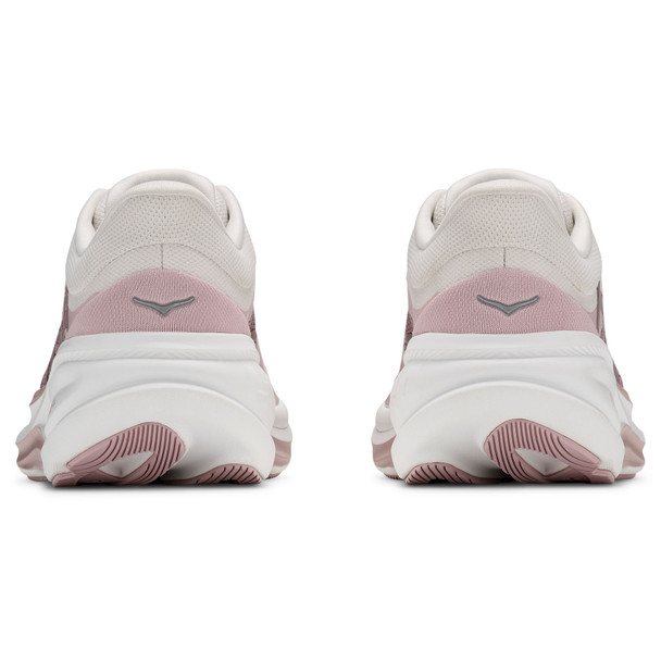 HOKA Women's Clifton PRO Glimmers Wide Alabaster/Pink Opal Running Shoes