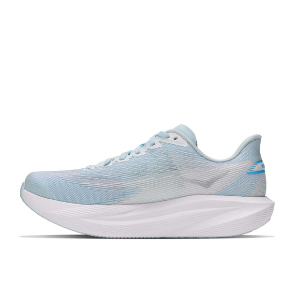 HOKA Women's Mach 7 Wide Glimmering Blue/Frost Running Shoes