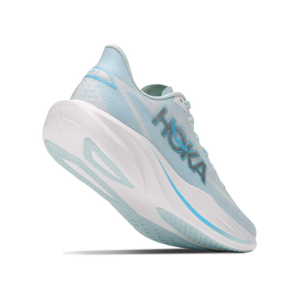 HOKA Women's Mach 7 Wide Glimmering Blue/Frost Running Shoes