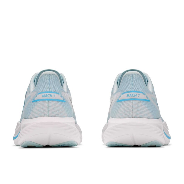 HOKA Women's Mach 7 Wide Glimmering Blue/Frost Running Shoes