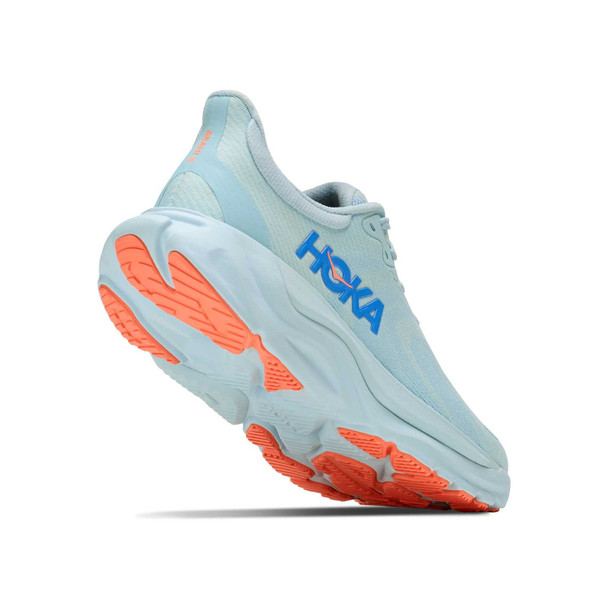 HOKA Women's Arahi 8 Glimmering Blue/Neon Cantaloupe Running Shoes