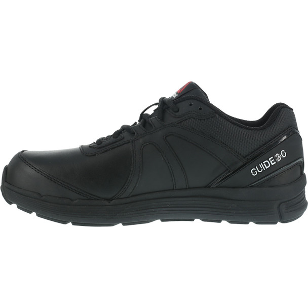 REEBOK Men's Guide Work Black Steel Toe Work Shoes (IB3501)