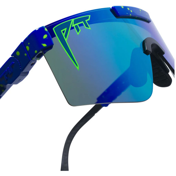 PIT VIPER The Leonardo Original 2.0 HDPV Polarized Blue-Green Wide Sunglasses (E-WD-LEONARD-HCP-BG)