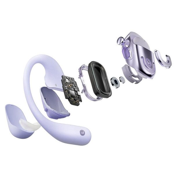 SHOKZ OpenFit 2+ Open-Ear Purple Earbuds (T921-ST-PR-US)