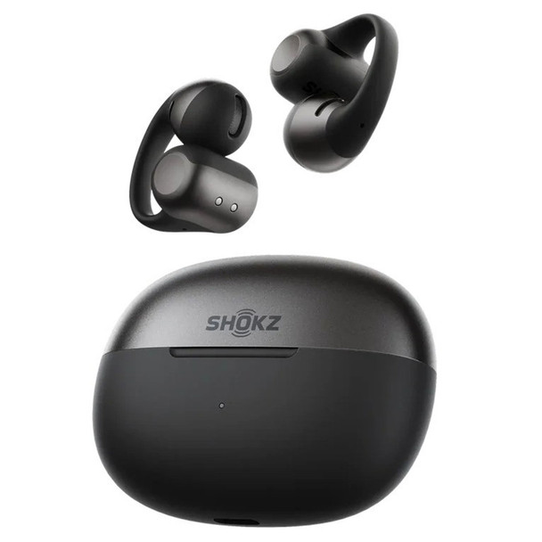 SHOKZ OpenDots 2 Open-Ear Clip-On Black Earbuds (E320-ST-BK-US)