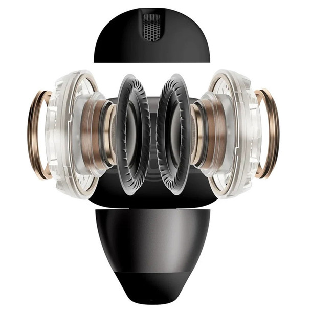 SHOKZ OpenDots 2 Open-Ear Clip-On Black Earbuds (E320-ST-BK-US)
