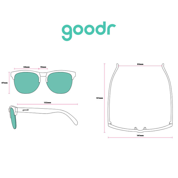 GOODR Blue Raspberry Slush Fund Sunglasses (G00982-AVG-01)