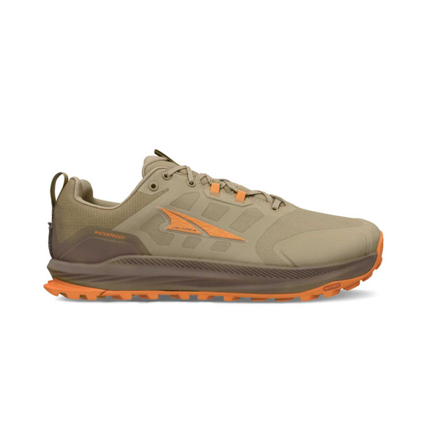 ALTRA Men's Lone Peak 9 Waterproof Low Wide Brown Running Shoes