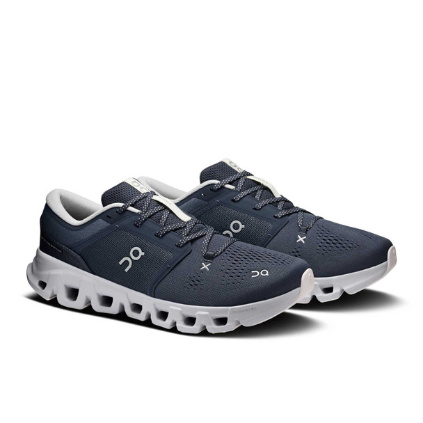 ON FOOTWEAR Men's Cloud X 5 Navy/Glacier Running Shoes