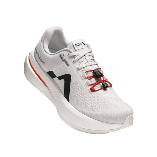 MOUNT TO COAST Men's C1 White/Red Running Shoes