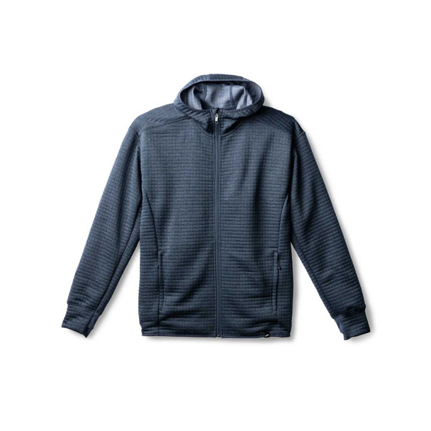 BROOKS Men's Activate Heather Blue Slate Midweight Hoodie