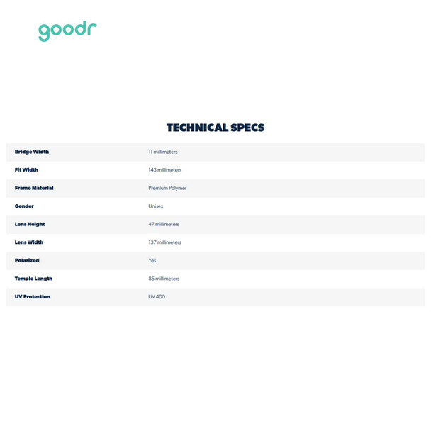 GOODR Bad Glitches Only Sunglasses (G01096-VRG-01)