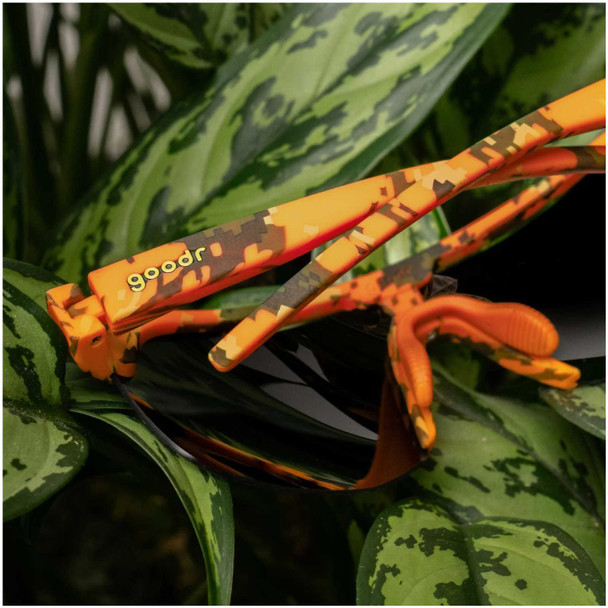 GOODR Tactical Tangerine Twist Orange Camo Sunglasses (G01009-BLG-01)
