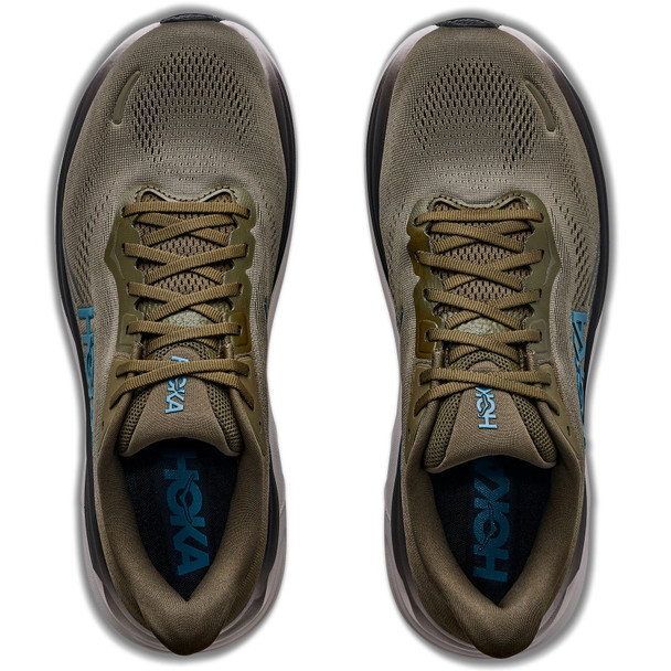 HOKA Men's Clifton 11 Antique Olive/River Rock Grey Running Shoes
