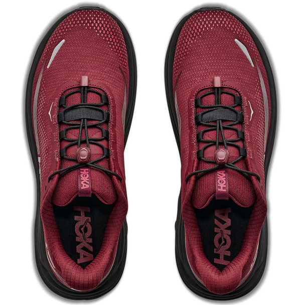 HOKA Men's Clifton 11 GTX Varsity Burgundy/Carbon Black Running Shoes