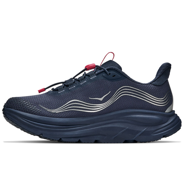 HOKA Women's Clifton 11 GTX Varsity Navy/Burnt Red Running Shoes