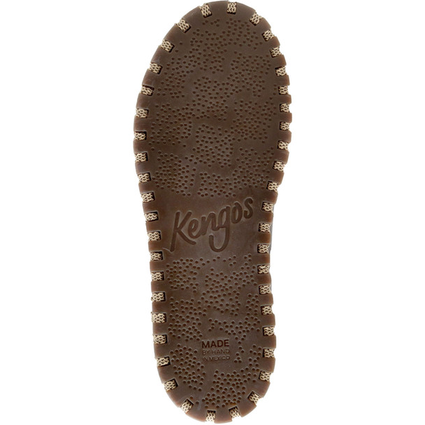 KENGOS Men's Sur Cactus Leather Brown High Top Lace Up Shoe