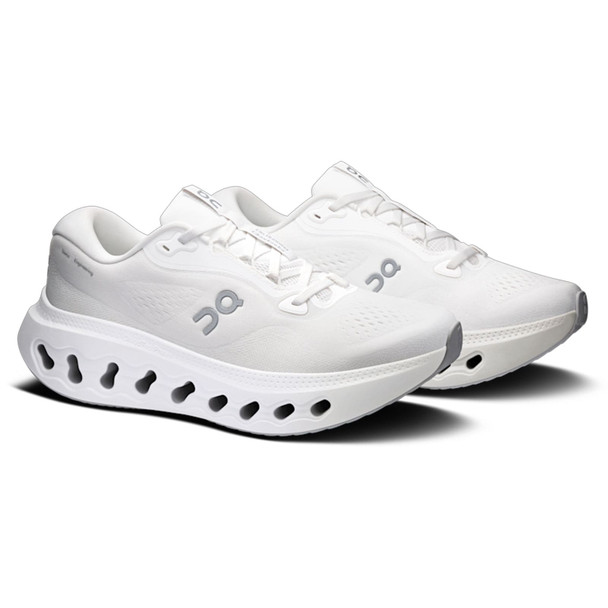 ON FOOTWEAR Women's Cloudsurfer 3 White Running Shoes