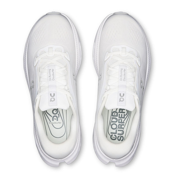 ON FOOTWEAR Women's Cloudsurfer 3 White Running Shoes