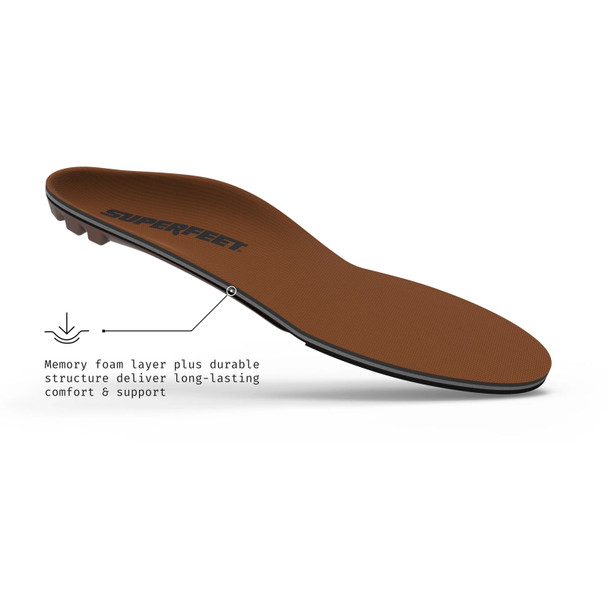 SUPERFEET All-Purpose Memory Foam Support Copper Insoles