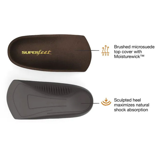 SUPERFEET Men's Casual Easyfit Java Insoles