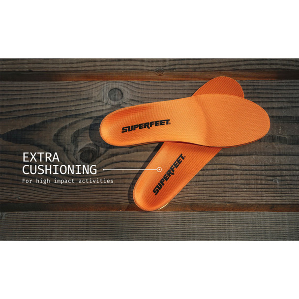SUPERFEET All-Purpose High Impact Support Orange Insoles