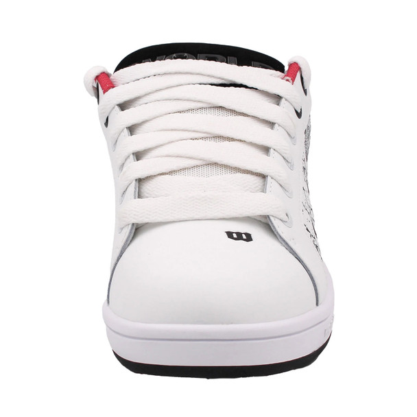 WORLD INDUSTRIES Men's Reflect White/Black/Red Skate Shoes